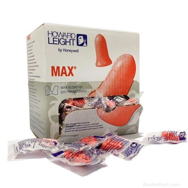 Hộp Nút Tai Chống Ồn MAX-1 Howard Leight (200 Đôi) – BVT0034