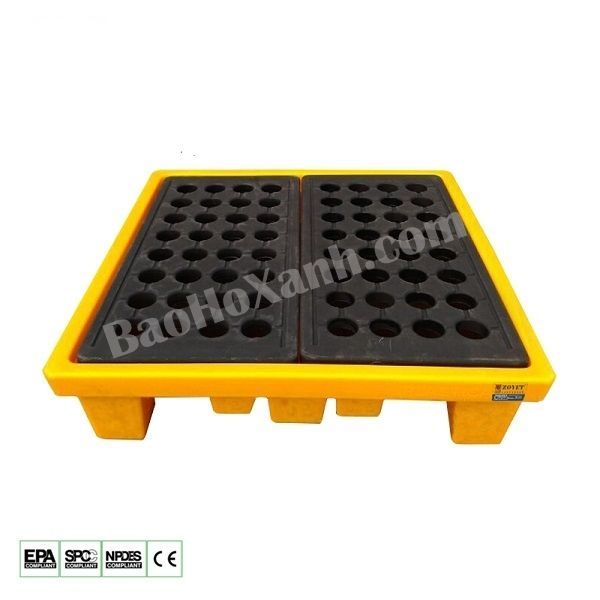 Pallet Chống Tràn Đổ Dầu PSP-Z044 (4 Phuy) - UCK0023