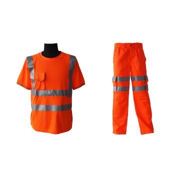 Quần Áo Bảo Hộ Phản Quang Tay Ngắn – DBH0047