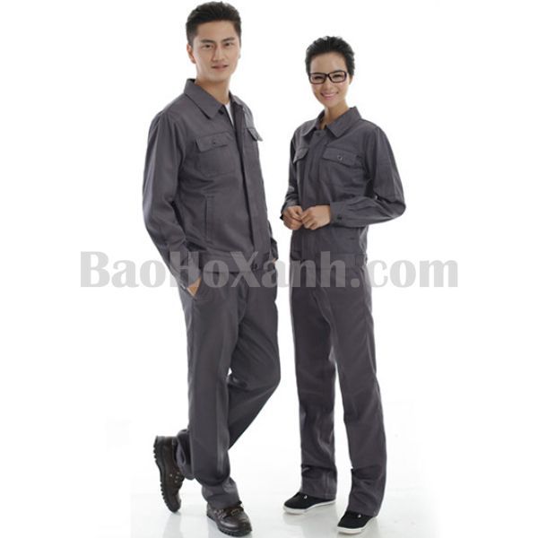 Quần Áo Bảo Hộ Lao Động Màu Ghi Xám Mạnh Mẽ - QAK0005
