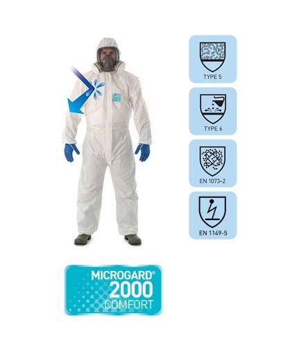 Bộ Quần Áo Chống Hoá Chất Microgard 2000 - QHC0003
