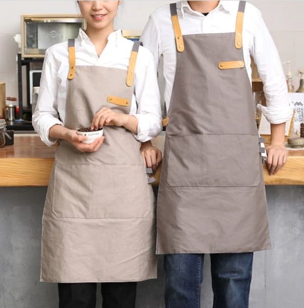Tạp Dề Dây Da Nhiều Màu Cho Nhân Viên Pha Chế - TDE0005