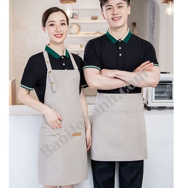 Tạp Dề Đồng Phục Hai Lớp Cao Cấp Chính Hãng – TDE0012