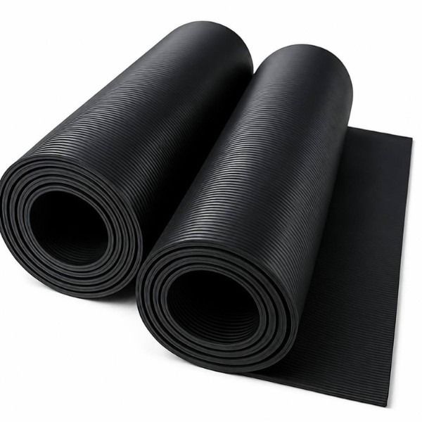 Thảm Cao Su Lót Sàn Gân Sọc Dày 3mm Khổ 1m - TCS0001