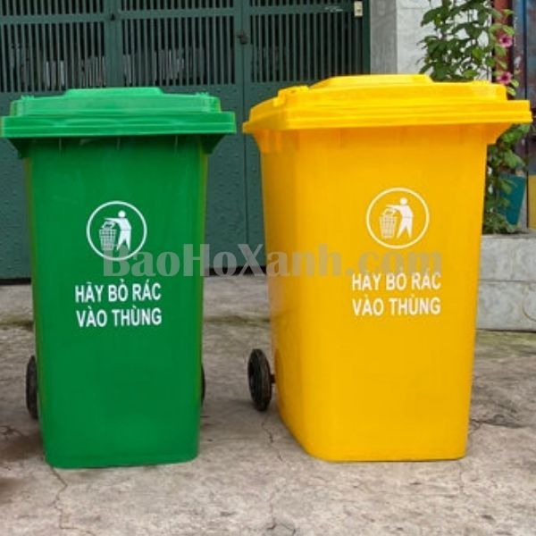 Thùng Rác 240L MKC.02 Nhựa HDPE Chất Lượng - TRA0119