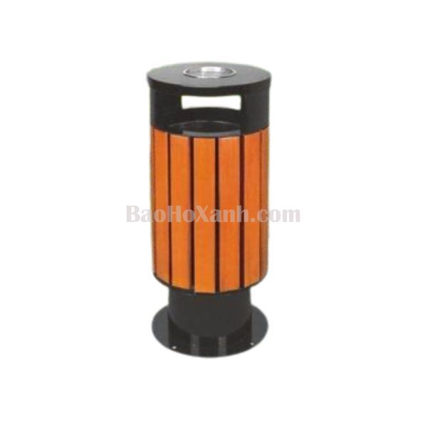 Thùng Rác Ngoài Trời Giả Gỗ A78.F - TRA0129