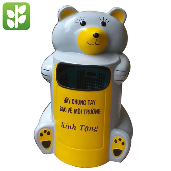 Thùng Rác Nhựa Composite Hình Chuột Túi - TRA0013