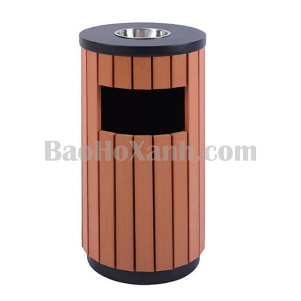 Thùng Rác Gỗ Tròn-TRA0081