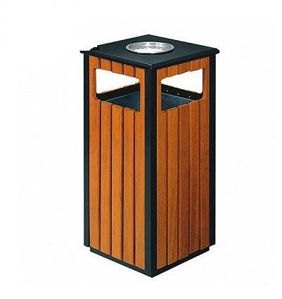 Thùng Rác Gỗ Vuông-TRA0082