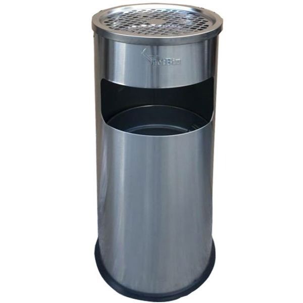 Thùng Rác Inox Gạt Tàn-TRA0140