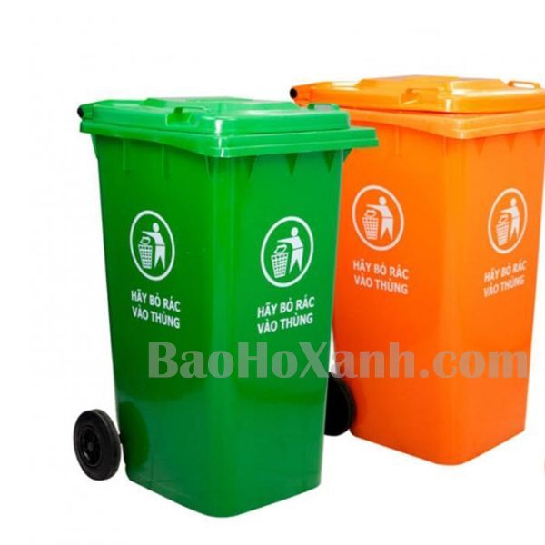 Thùng Rác Nhựa HDPE 120 Lít - TRA0093