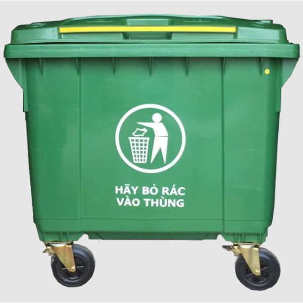 Thùng Rác Nhựa 660 Lít - TRA0091