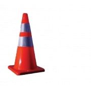 Cọc Tiêu Công Trường 2 Lằn PQ PVC70 - AGT0075