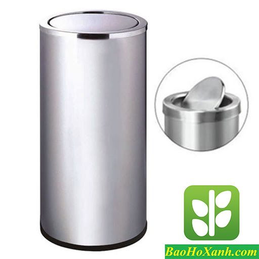 Thùng Rác Inox Nắp Bập Bênh - TRA0055