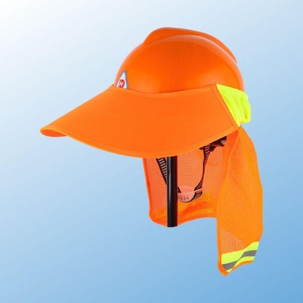Vành Nón Lưới Màu Chuối Phản Quang Cam Bạt Sọc Usafety TT-HC001-G - PKM0014