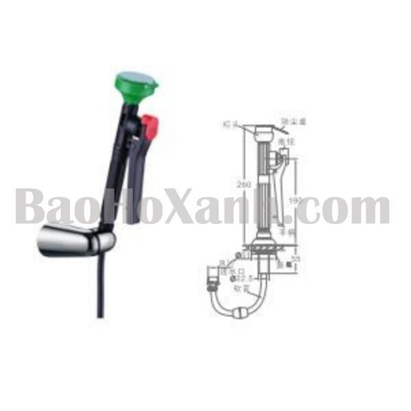 Vòi Rửa Mắt Phòng Thí Nghiệm WJH0755P Cao Cấp - RMK0001