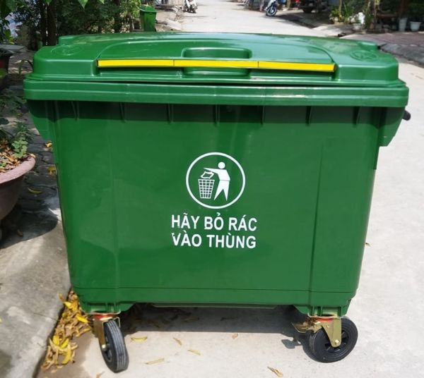 Xe Đẩy Rác 660 Lít - TRA0095