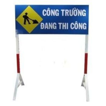 Biển Cảnh Báo Báo Hiệu Công Trình Đang Thi Công (Hình Chữ Nhật)