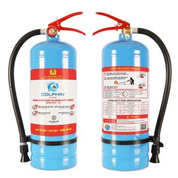 Bình Chữa Cháy Đa Năng Gốc Nước Vỏ Thép Dolphin Chính Hãng