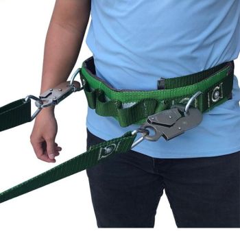 Dây An Toàn Bụng 2 Khóa Lớn Dây Tơ Toàn Tâm Gia Công Theo Chuẩn CE Chịu Lực Bền Bỉ