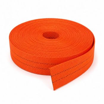 Dây Bẹ 35mm 40g/M 100m/Cuộn Màu Orange Tải 1500k  Usafety Mỹ Tiêu Chuẩn CE Chằng Hàng An Toàn