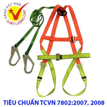 Dây Đai Bảo Hộ An Toàn 2 Móc Lớn Toàn Thân Nhật Quang – ATC0156