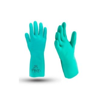 Gang Cao Su Ngắn 806 - Chống Dầu Và Axit Usafety Mỹ Tiêu Chuẩn CE Dài 27cm Size L Và XL Chất Lượng
