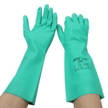 Găng Cao Su Nitrile Chống Dầu Usafety Mỹ Tiêu Chuẩn CE Size L Và XL Bền Bỉ