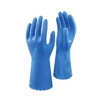 Găng Latex Chống Dầu Axit Đen Usafety Mỹ Tiêu Chuẩn CE Dài 35cm Size XL An Toàn Hơn