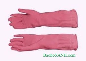 găng tay cao su chống dầu hàn quốc