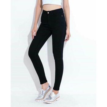 Gia Công Quần Jean Nữ Công Sở Màu Đen Chất Lượng Tốt