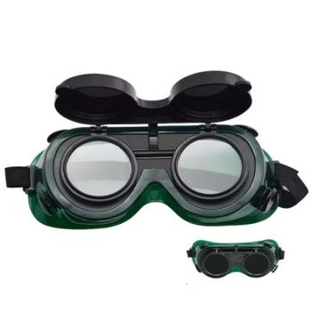 Kính Hàn Tròn 2 Tròng Trắng Đen Usafety Mỹ Tiêu Chuẩn CE Dễ Sử Dụng