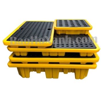 Pallet Nhựa Chống Tràn Đổ Dầu Xịn