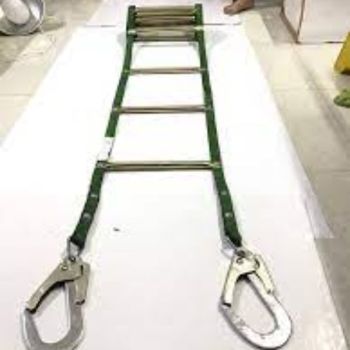 Thang Dây Thoát Hiểm Ống Đồng Có Chân Chống Tường TH58 30 Mét Chịu Tải Cao