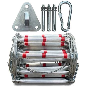 Thang Dây Thoát Hiểm Ống Trắng TH56M 20 Mét Chính Hãng