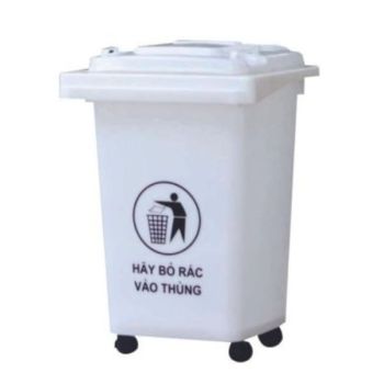 Thùng Rác 60L Có Nắp Đậy Kín Bền Bỉ