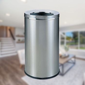 Thùng Rác Inox Không Nắp Bền Đẹp
