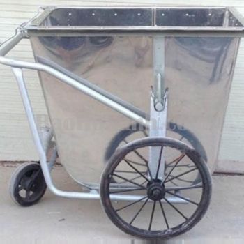 Xe Đẩy Rác Inox Cao Cấp