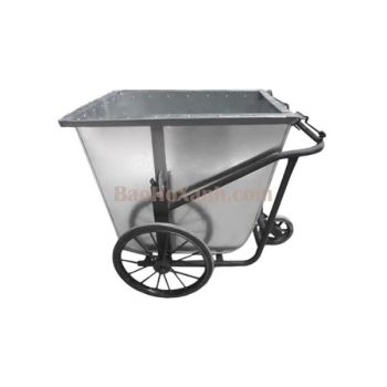 Xe Gom Rác Tôn 400L Khung Thép