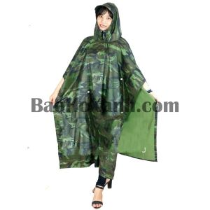 Áo Mưa Cánh Dơi Siêu Bền Họa Tiết Rằn Ri