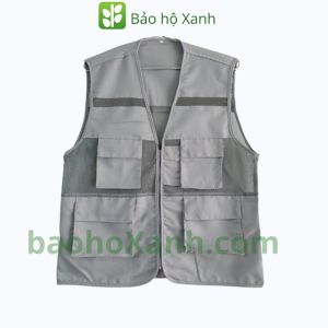 Áo Phản Quang Ghi Lê Màu Xám