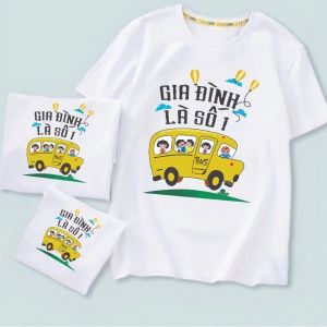 Áo Thun Đồng Phục Mùa Hè Gia Đình