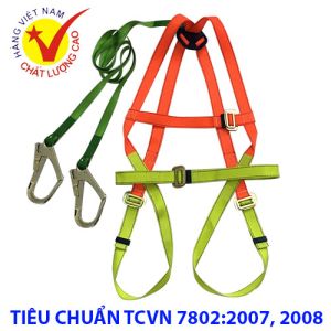 Dây Đai Bảo Hộ An Toàn 2 Móc Lớn Toàn Thân Nhật Quang – ATC0156
