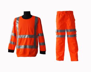 Quần Áo Bảo Hộ Lao Động Tay Dài Có Vạch Phản Quang – DBH0048