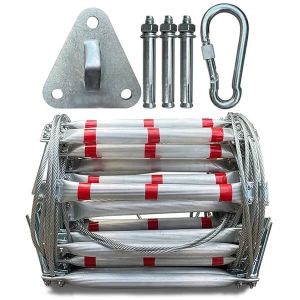 Thang Dây Thoát Hiểm Ống Trắng TH56M 20 Mét Chính Hãng