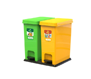 Thùng Rác Ngoài Trời 02 Ngăn