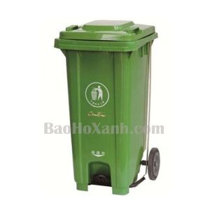 Thùng Rác 120L Đạp Chân Hông