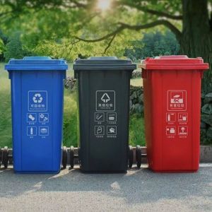 Thùng Rác 240L Nhựa Nguyên Sinh Tiện Lợi