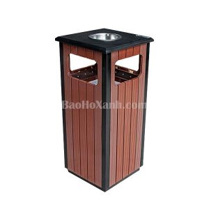 Thùng Rác A75C Có Gạt Tàn