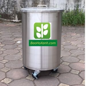 Thùng Rác Inox Di Động Cao Cấp